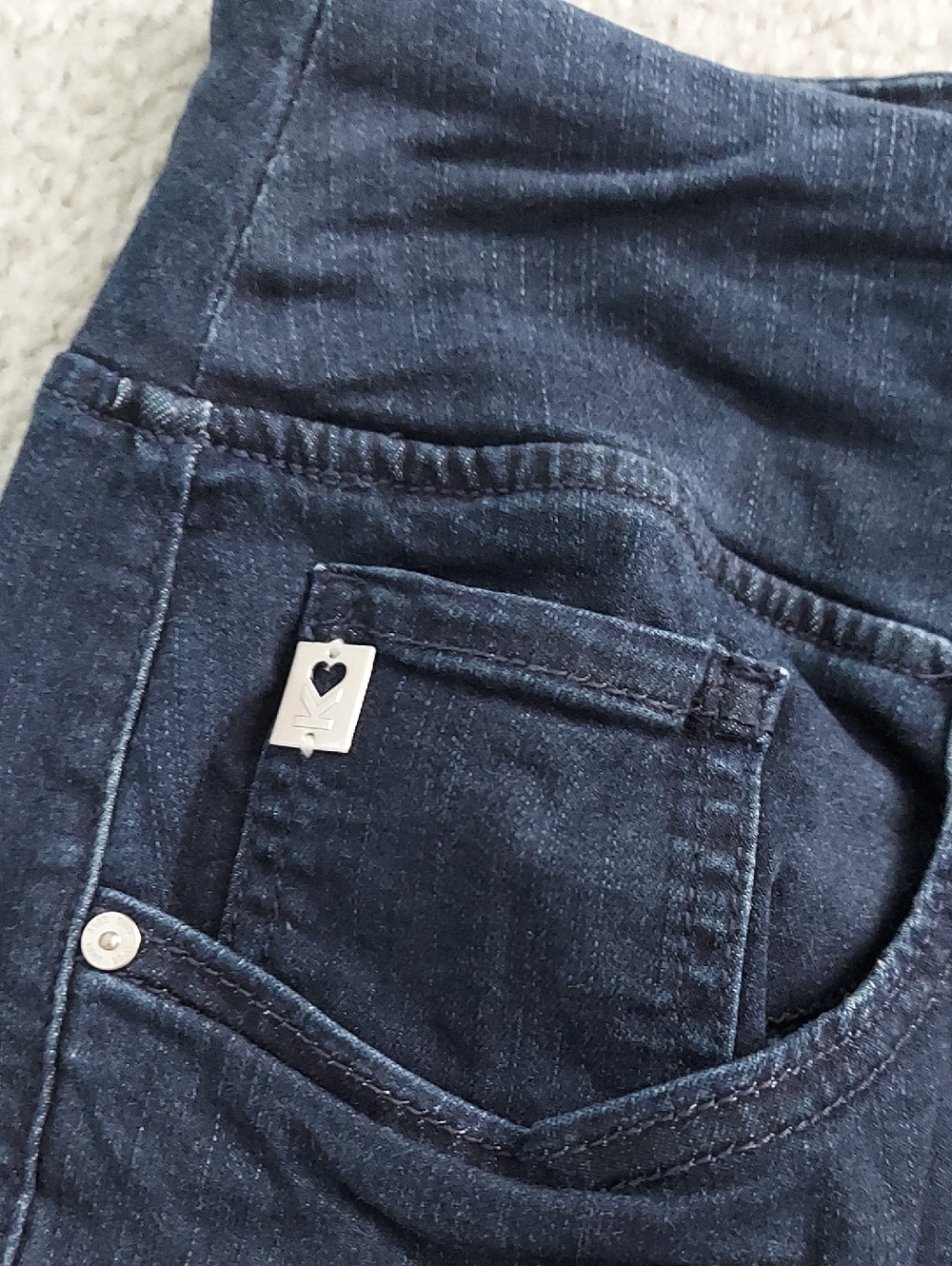 Belle By Kim Gravel Denim Shorts - Picture 2 of 7